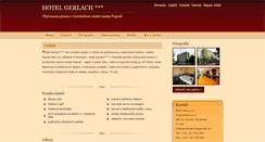 Desktop Screenshot of hotelgerlach.sk